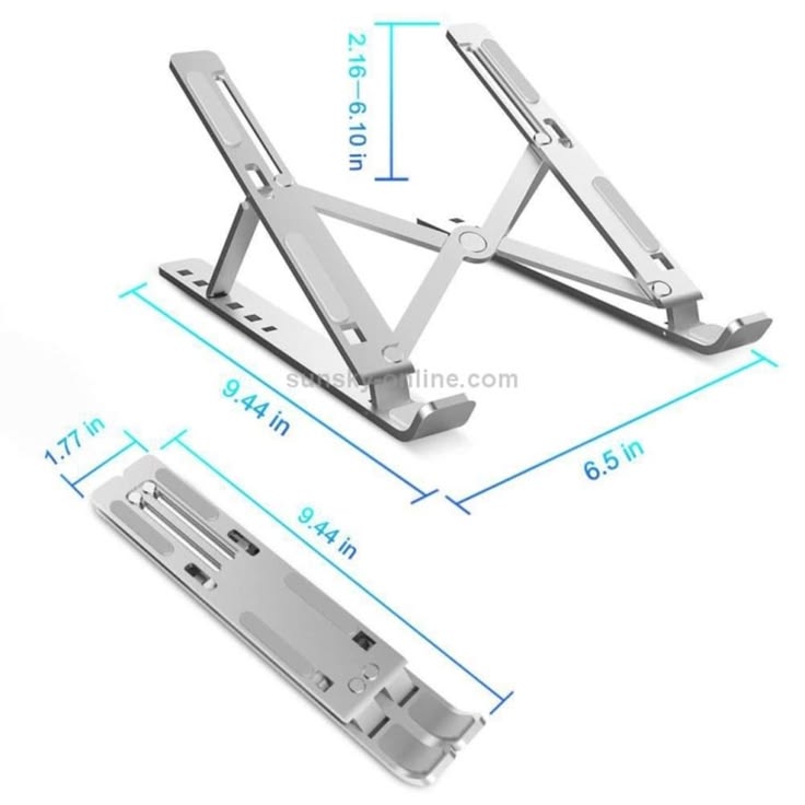 Adjustable Foldable Aluminum Laptop Stand
