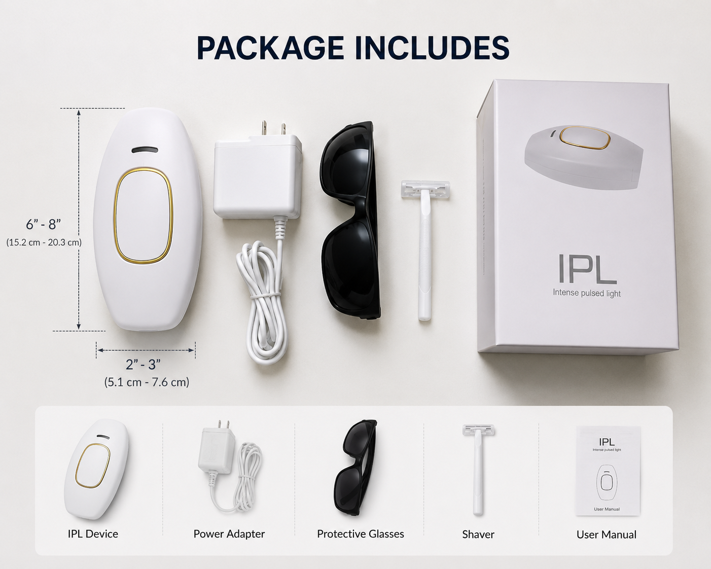 IPL Hair Removal Device