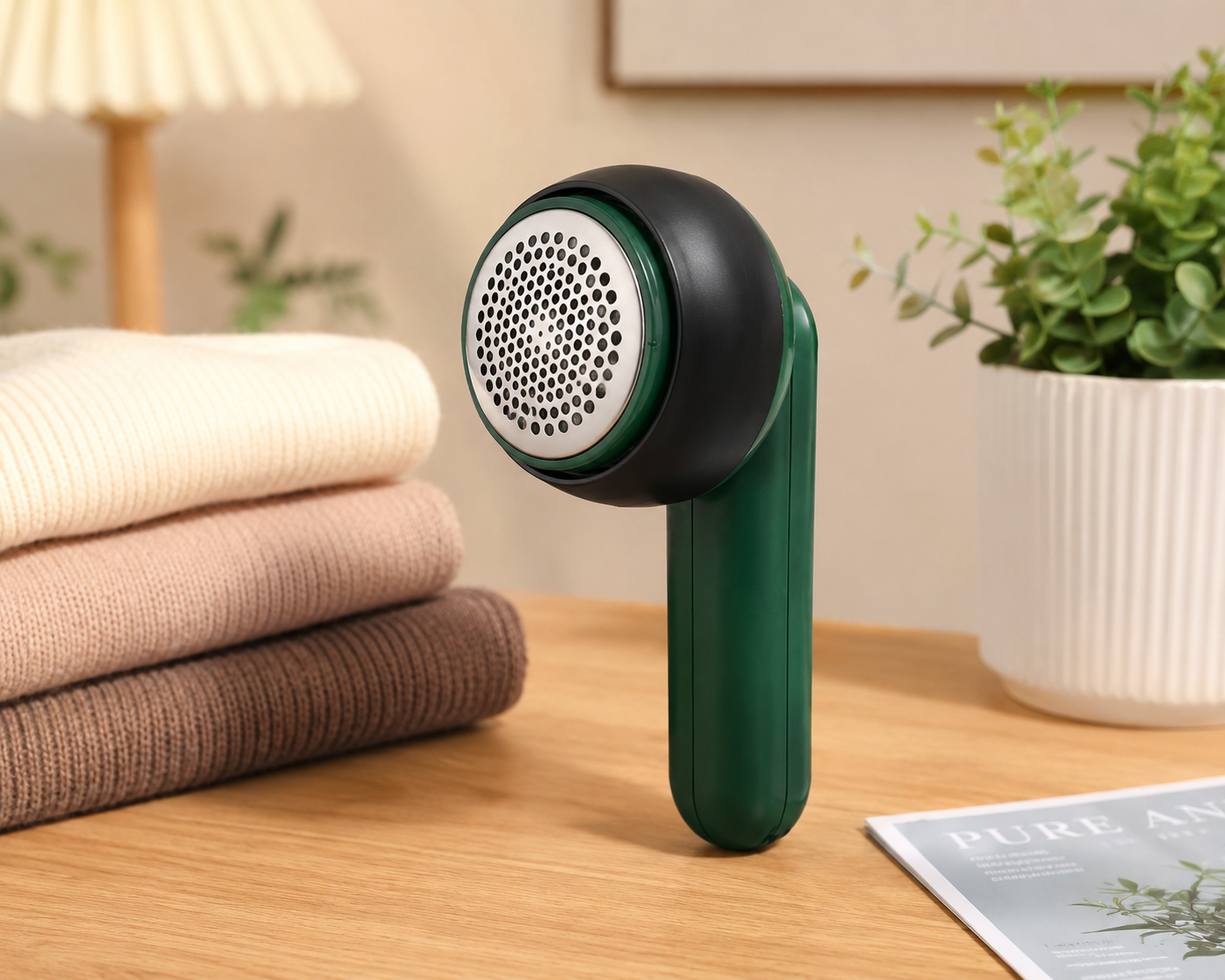 Fabric Lint Remover USB Rechargeable Portable Clothes Fuzz & Bobble Remover for Sweaters, Wool & Furniture