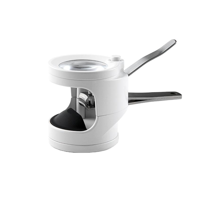 8X Magnifying Nail Clipper with Built-in Magnifier – Precision Stainless Steel Cutter for Seniors & Easy Grooming