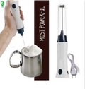 Rechargeable Electric Milk Frother & Coffee Whisk