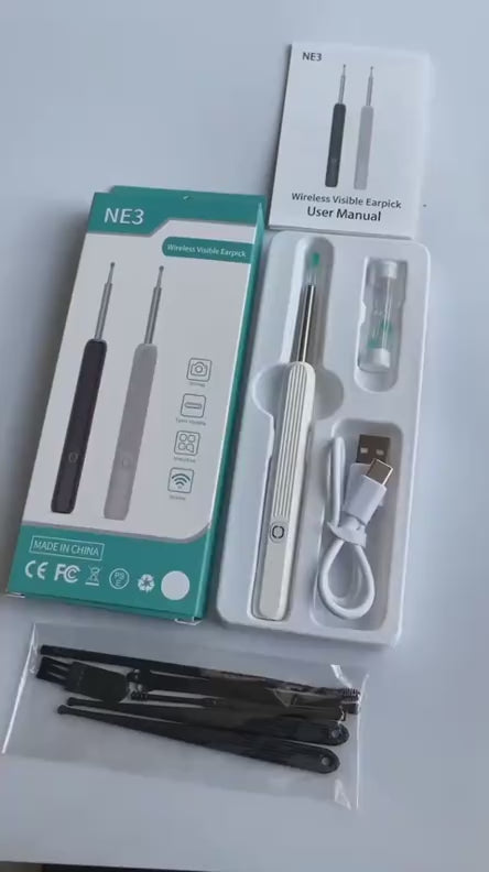 Smart Visual Ear Cleaner with HD Camera – WiFi Ear Wax Removal Tool